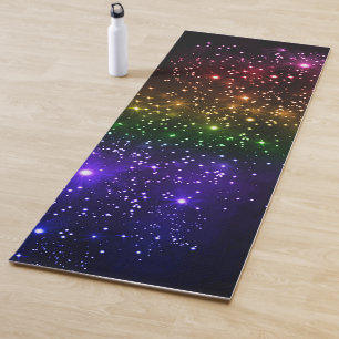 Rainbow Sparkle Yoga Mat