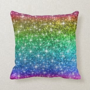 Rainbow Sparkles Cushion