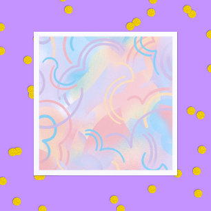 Rainbow Sparkles Napkin