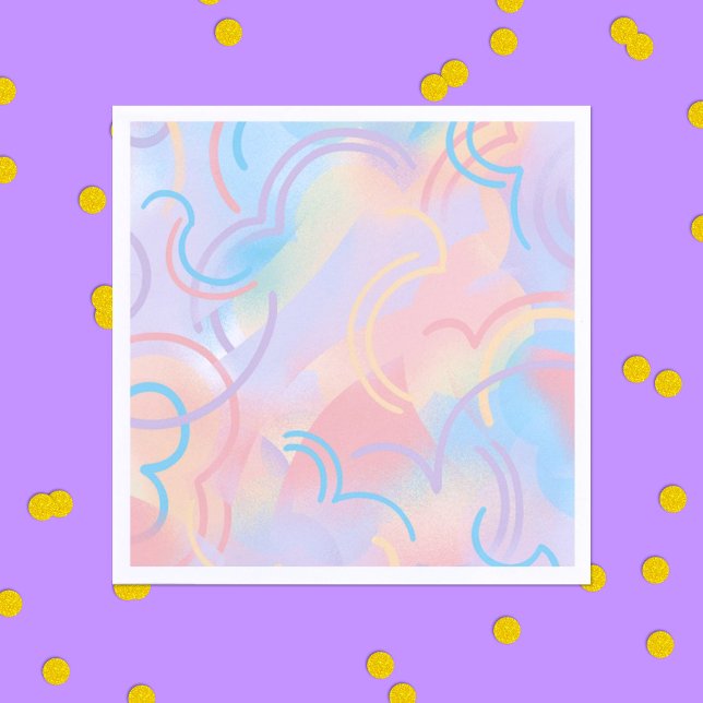 Rainbow Sparkles Napkin (Creator Uploaded)