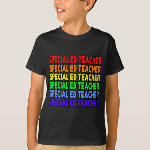 Rainbow Special Ed. Teacher T-Shirt