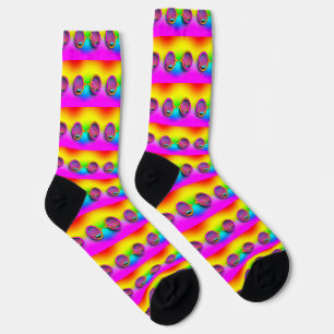 Rainbow Spectacles Mens Crew  Socks
