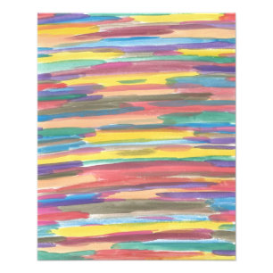 Rainbow Spectrum Abstract Art Print