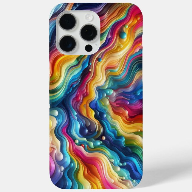 Rainbow Spectrum, rainbow camo, multi-coloured Case-Mate iPhone Case (Back)