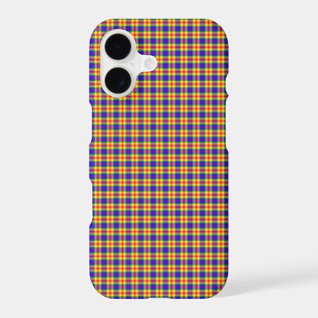 Rainbow Spectrum Vibrant Highland Plaid (Back)