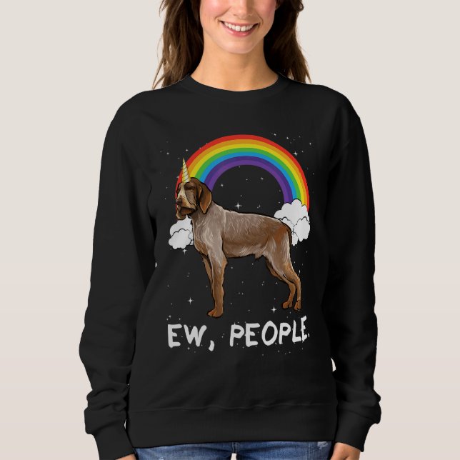 Rainbow Spinoni Italiani Ew People Unicorn Dog Sweatshirt (Front)