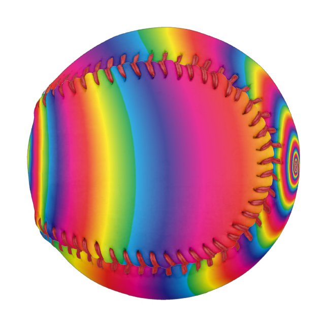 Rainbow Spiral Baseball (Back Left)