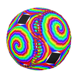 Rainbow Spiral by Kenneth Yoncich Baseball