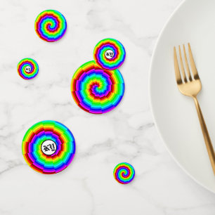 Rainbow Spiral by Kenneth Yoncich Confetti