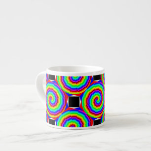 Rainbow Spiral by Kenneth Yoncich Espresso Cup