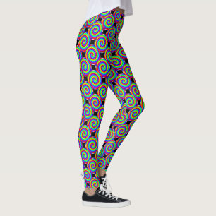 Rainbow Spiral by Kenneth Yoncich Leggings