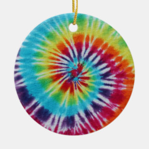 Rainbow Spiral Ceramic Tree Decoration