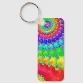 Rainbow Spiral - Keychain