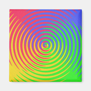 Rainbow Spiral Magnet