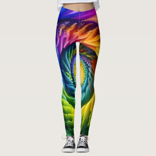 Rainbow Spiral Out Leggings