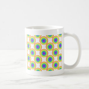 Rainbow Spiral Pattern Coffee Mug
