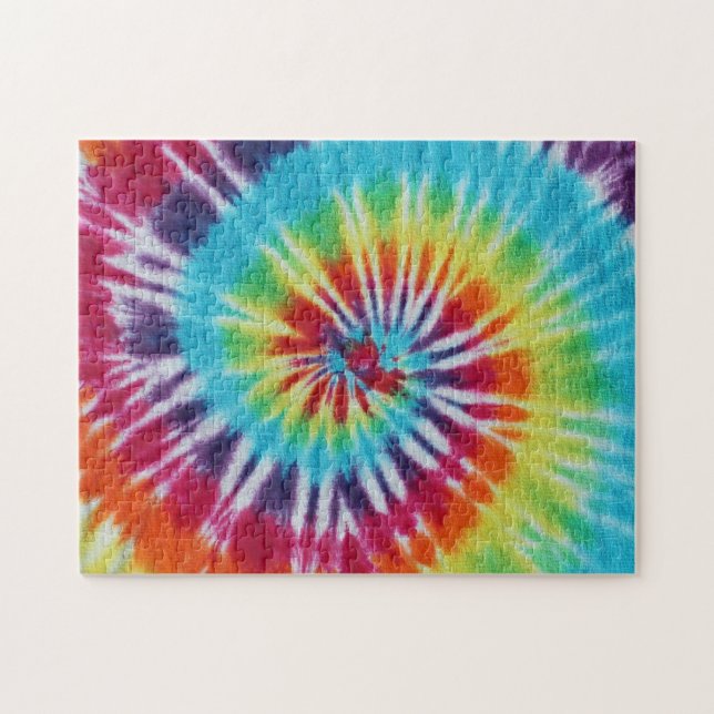 Rainbow Spiral Photo Jigsaw Puzzle (Horizontal)