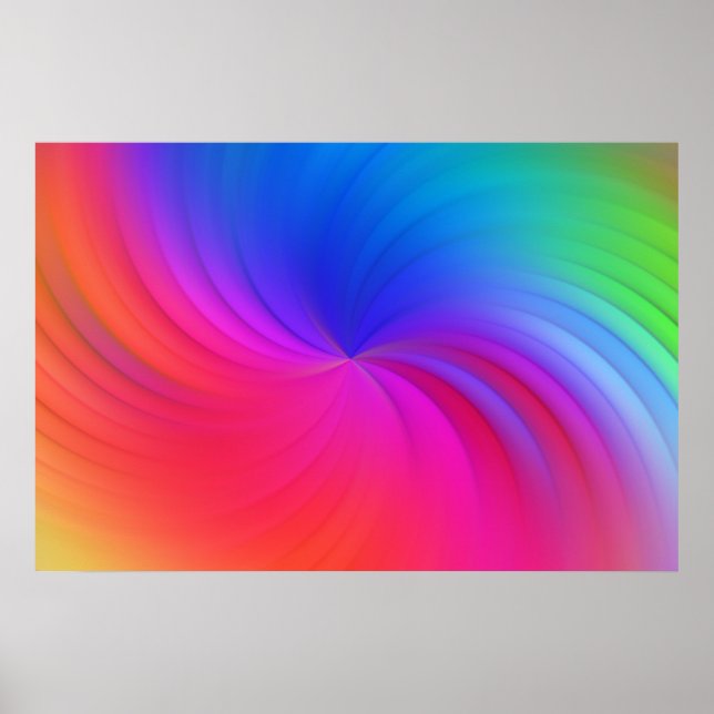 Rainbow Spiral Poster (Front)