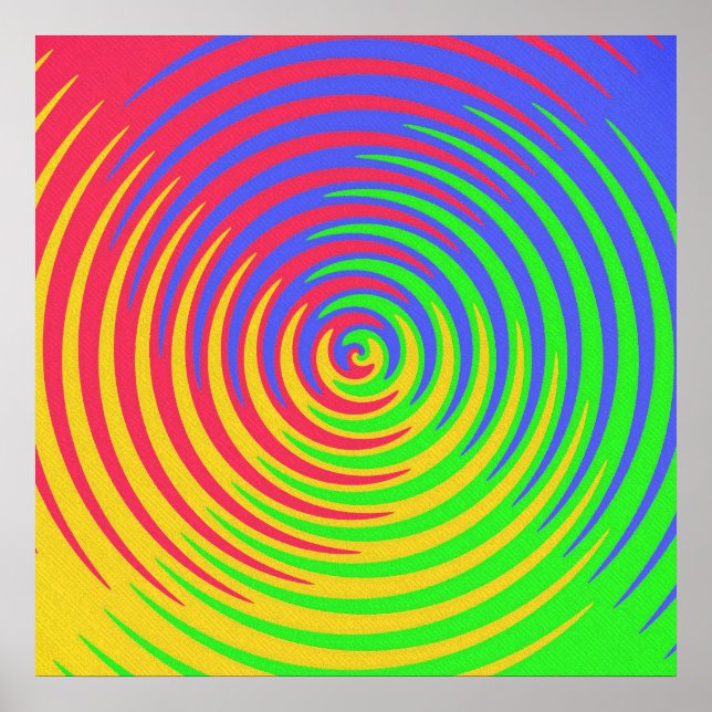 Rainbow Spiral Poster (Front)