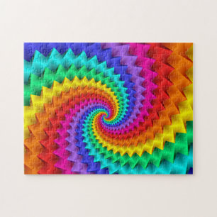 Rainbow Spiral Puzzle