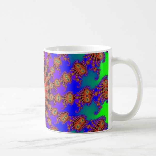 Rainbow Spiral, Thick (Mug) Coffee Mug (Right)