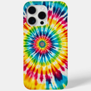 Rainbow Spiral, Tie-dye iPhone 15 Pro Max Case