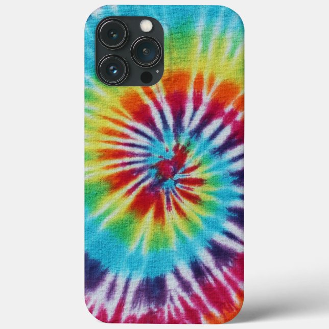 Rainbow Spiral Tie Dye Case-Mate iPhone Case (Back)