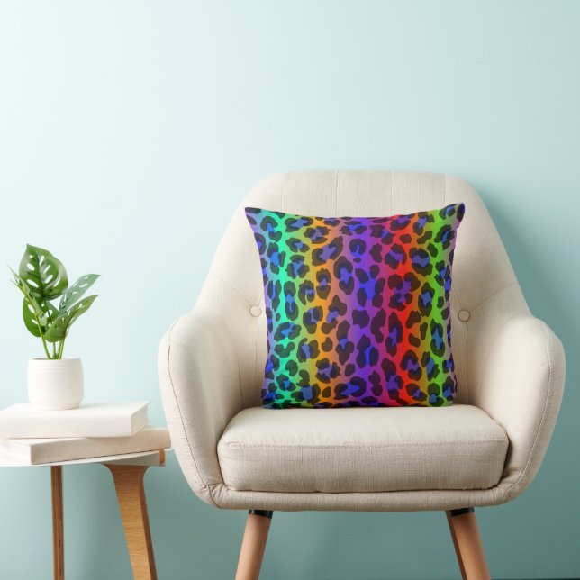 Rainbow Splash 16x16 Cushion (Chair)