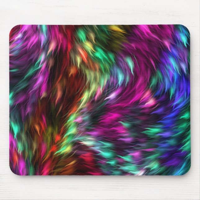 Rainbow Splash Mouse Pad (Front)