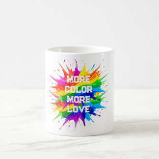 Rainbow Splash Pride Month Design Coffee Mug
