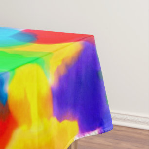 Rainbow Splash Tablecloth