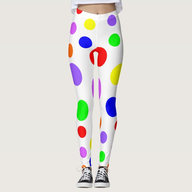 Rainbow Spots Leggings (Front)