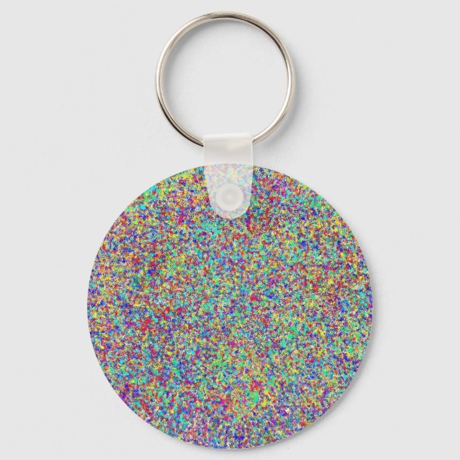 Rainbow Spray,Keychain Key Ring (Front)