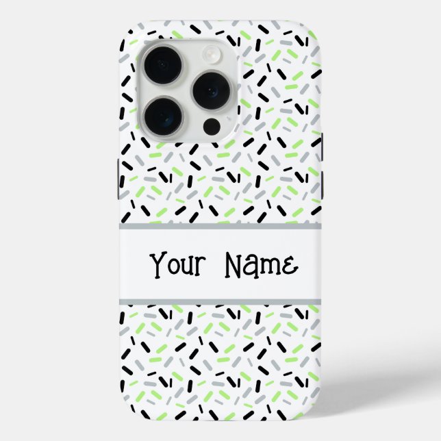 Rainbow Sprinkles Agender Pride Flag Case-Mate iPhone Case (Back)