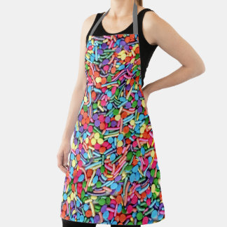 Rainbow Sprinkles and Jimmies Apron
