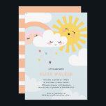 Rainbow Sprinkles Baby Shower Invitation<br><div class="desc">Say hello to baby with our sweet,  on-trend baby shower invitations featuring lovely typography.  Celebrate the mother-to-be in style with one of our darling Baby Shower invitations,  available in a variety of colours and styles.</div>