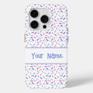 Rainbow Sprinkles Bigender Pride Flag iPhone 15 Pro Case