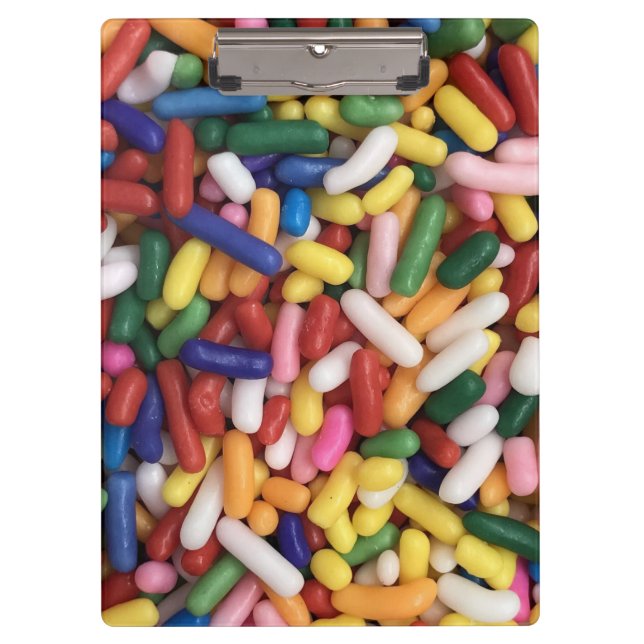 Rainbow Sprinkles Clipboard (Front)