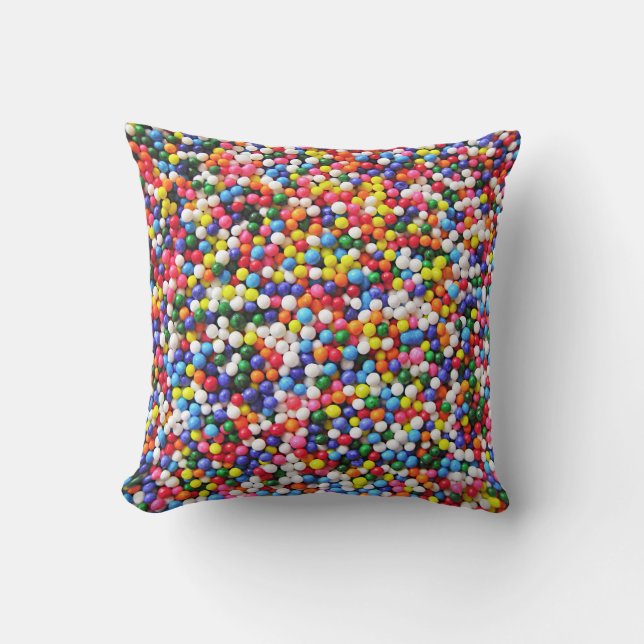 Rainbow sprinkles cushion (Front)