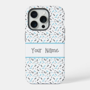 Rainbow Sprinkles Demiboy Pride Flag iPhone 15 Pro Case