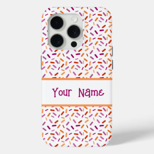 Rainbow Sprinkles Lesbian Pride Flag iPhone 15 Pro Case