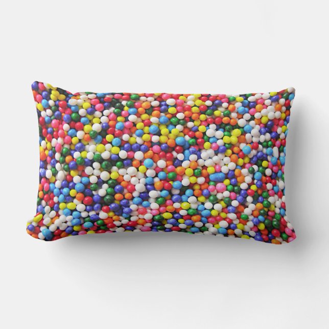 Rainbow sprinkles lumbar cushion (Front)