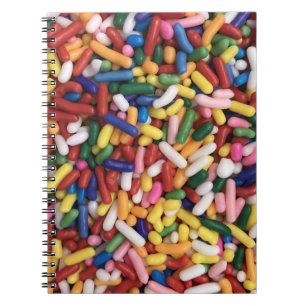 Rainbow Sprinkles Notebook