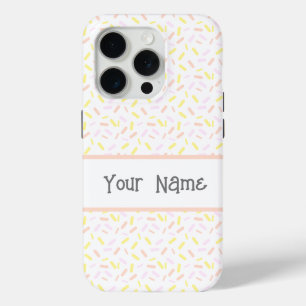 Rainbow Sprinkles Pangender Pride Flag iPhone 15 Pro Case