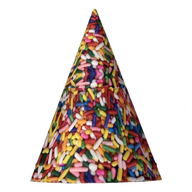 Rainbow Sprinkles Party Hat (Front)