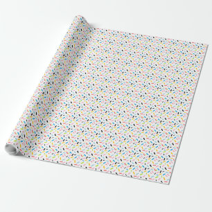 Rainbow Sprinkles Queer Pride Flag Wrapping Paper