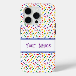 Rainbow Sprinkles Rainbow LGBTQ Pride Flag iPhone 15 Pro Case