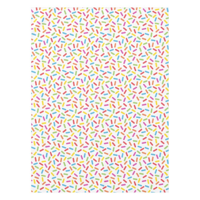 Rainbow Sprinkles Tablecloth (Front)