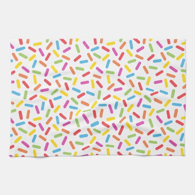 Rainbow Sprinkles Tea Towel (Horizontal)