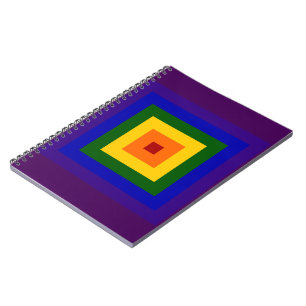 Rainbow Square Notebook